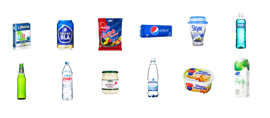 Examples of product images